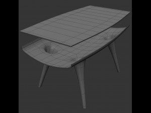 Event horizon chop top table Modelo 3D
