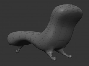 lockheed lounge Modelo 3D