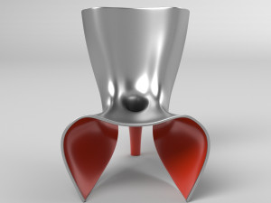 alufelt chair 3Dモデル