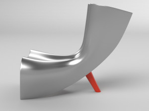 alufelt chair 3Dモデル