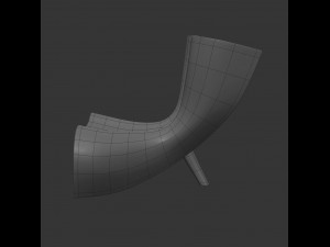 alufelt chair 3Dモデル