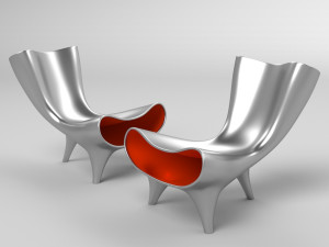 Orgone chair 3D Model