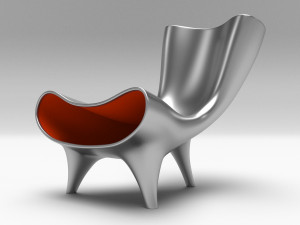 Orgone chair 3D Model