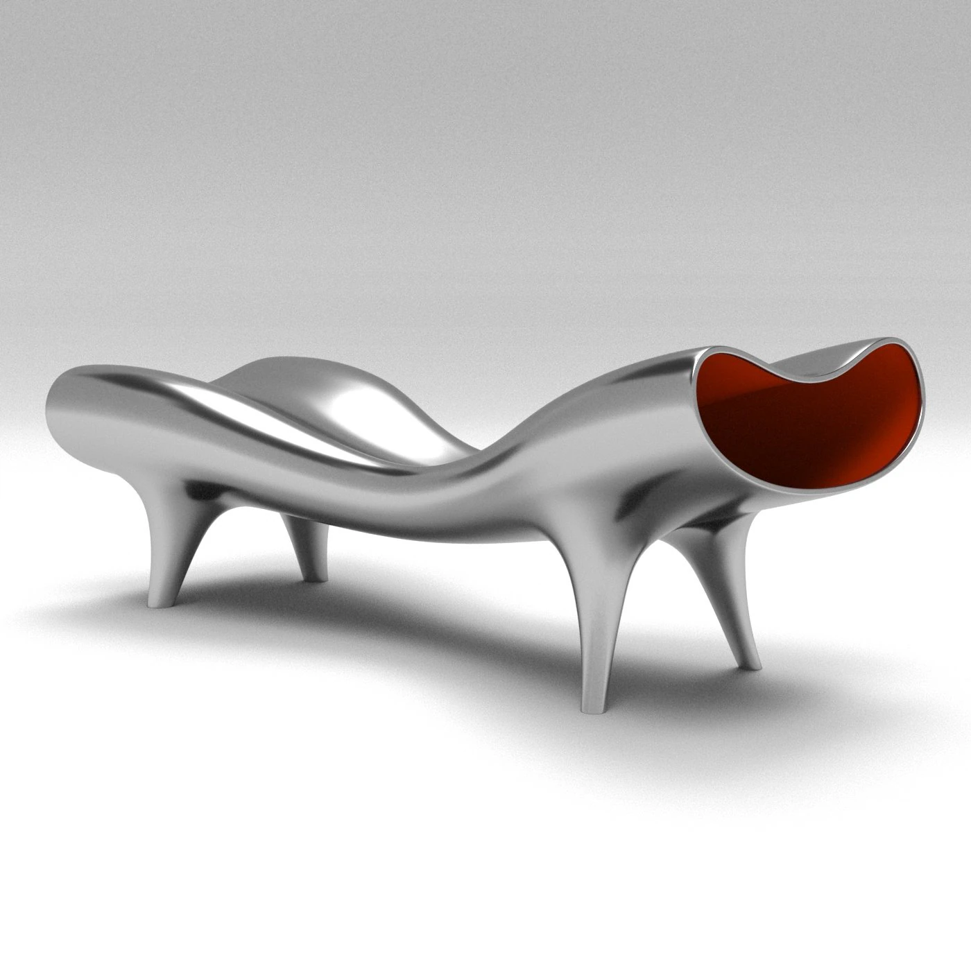 Orgone stretch lounge 3D Model .c4d .max .obj .3ds .fbx .stl .blend 