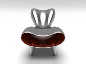 Orgone stretch lounge Modelo 3D