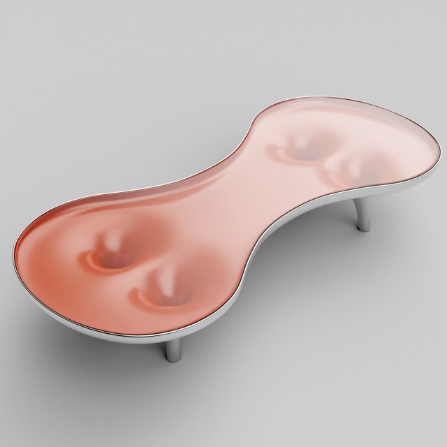 orgone chop top table Model 3D .c4d .max .obj .3ds .fbx .stl .blend 