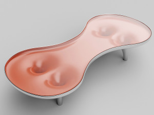 orgone chop top table 3D Model
