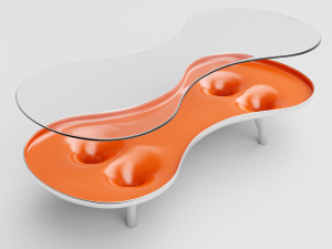 orgone chop top table Model 3D