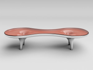 orgone chop top table Model 3D