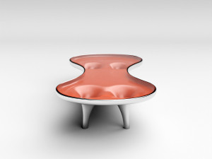 orgone chop top table Model 3D