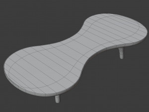 orgone chop top table Model 3D