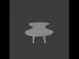 orgone chop top table Model 3D
