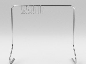 hangman clothing rack Model 3D