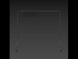 hangman clothing rack 3D Model