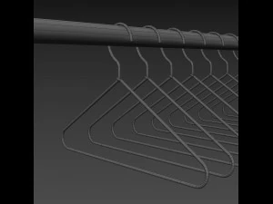hangman clothing rack 3D Model