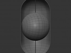 moonlight pendant lamp vertical Modelo 3D