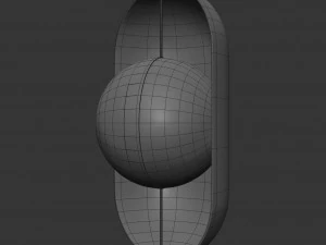 moonlight pendant lamp vertical 3D Model