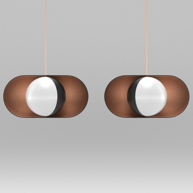 moonlight pendant lamp horizontal Modelo 3D .c4d .max .obj .3ds .fbx .stl .blend 
