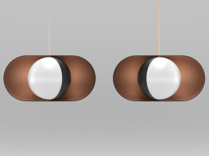 moonlight pendant lamp horizontal 3D-Modell