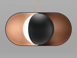 moonlight pendant lamp horizontal 3D Model