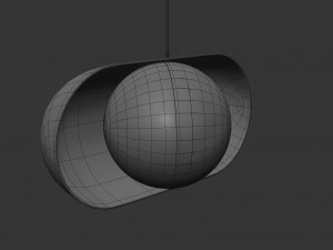 moonlight pendant lamp horizontal Modelo 3D