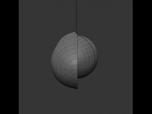 moonlight pendant lamp horizontal Modelo 3D