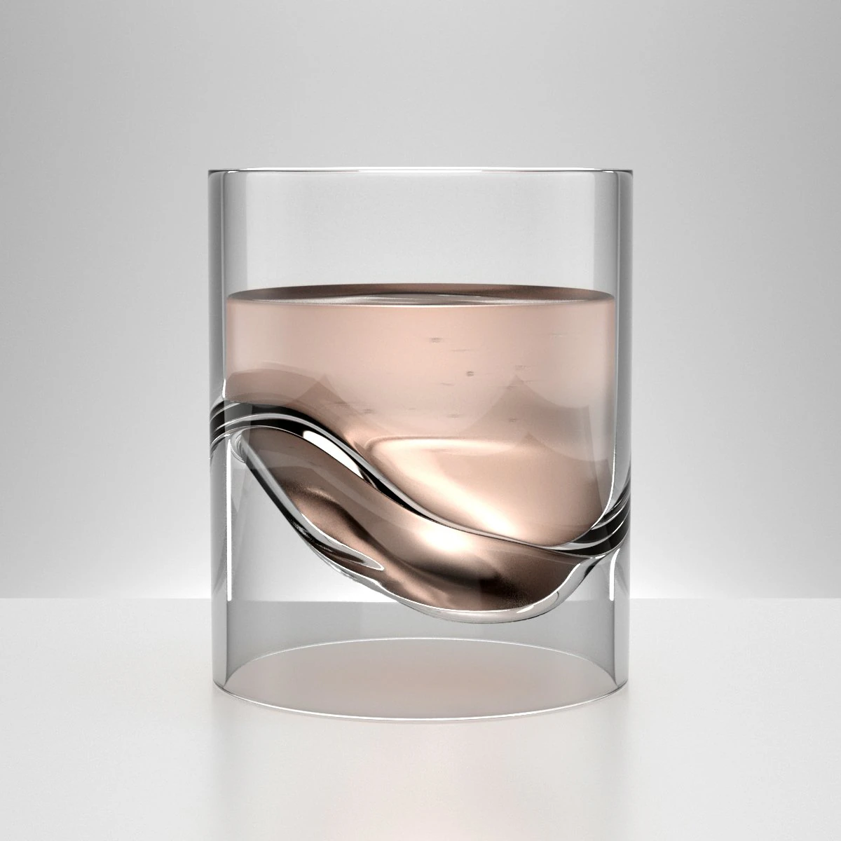 suspens glass 3D Model .c4d .max .obj .3ds .fbx .stl .blend
