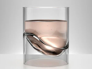 vidro suspenso Modelo 3D