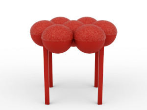 saturn pouffe 3D-Modell