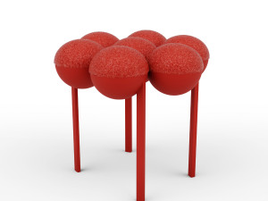 saturn pouffe 3D-Modell