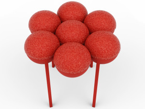 saturn pouffe 3D-Modell