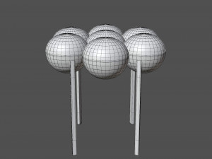 saturn pouffe 3D-Modell