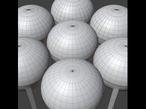 saturn pouffe 3D-Modell