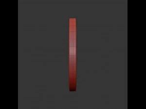 gucci cast metal label 3D Model