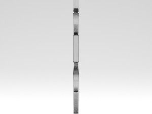 yves saint laurent cast metal label 3D 모델