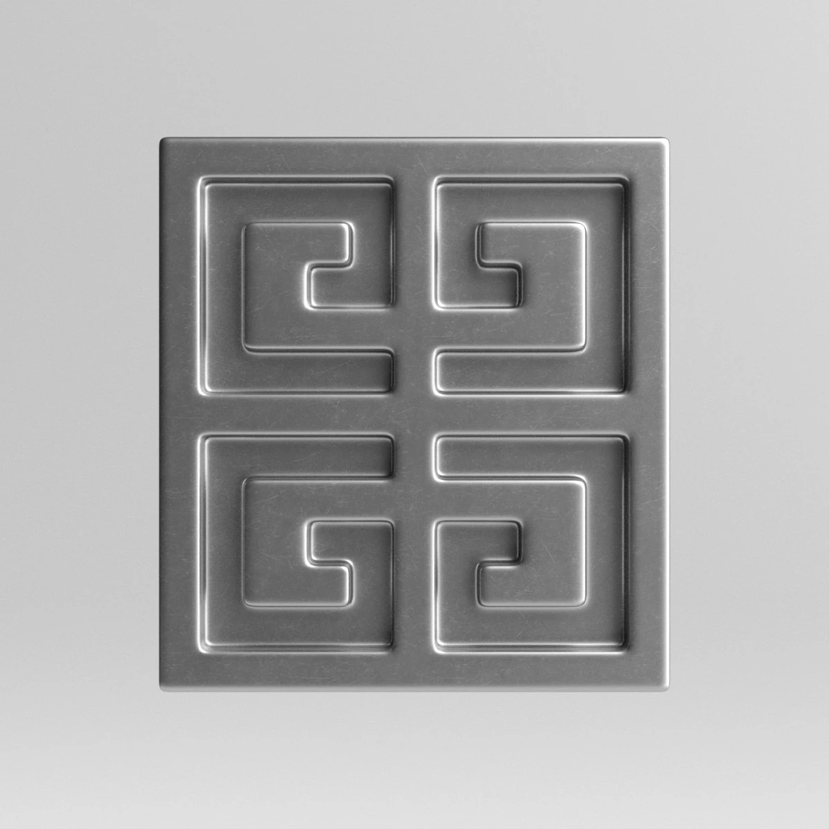givenchy cast metal label 3D Model .c4d .max .obj .3ds .fbx .stl .blend 