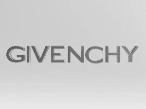 지방시 캐스트 메탈 라벨 3D 모델