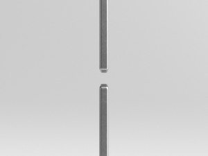 givenchy cast metal label 3D Model