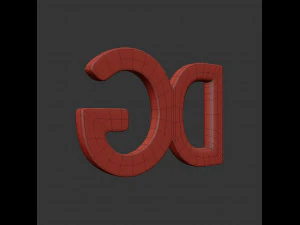 杜嘉班纳铸造金属标签 3D 模型