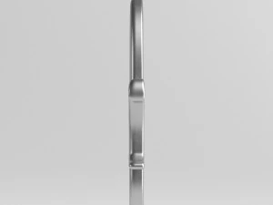 dior cast metal label 3D Model