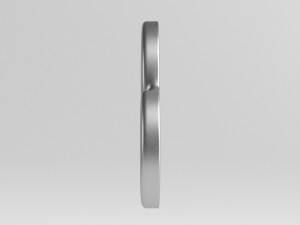 balenciaga cast metal label 3D Модель
