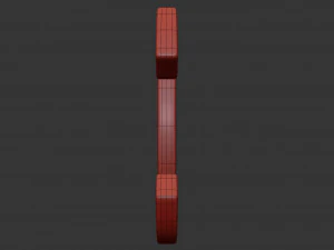 chanel cast metal label 3D Model