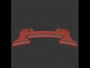 hermes cast metal label 3D Model