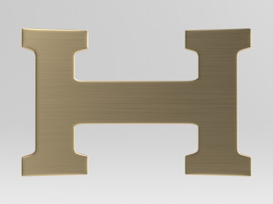 hermes cast metal label 3Dモデル
