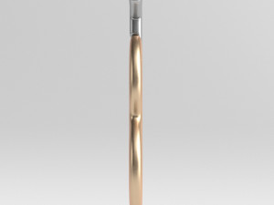 burberry cast metal label 3D Model