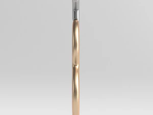 burberry cast metal label 3D Model