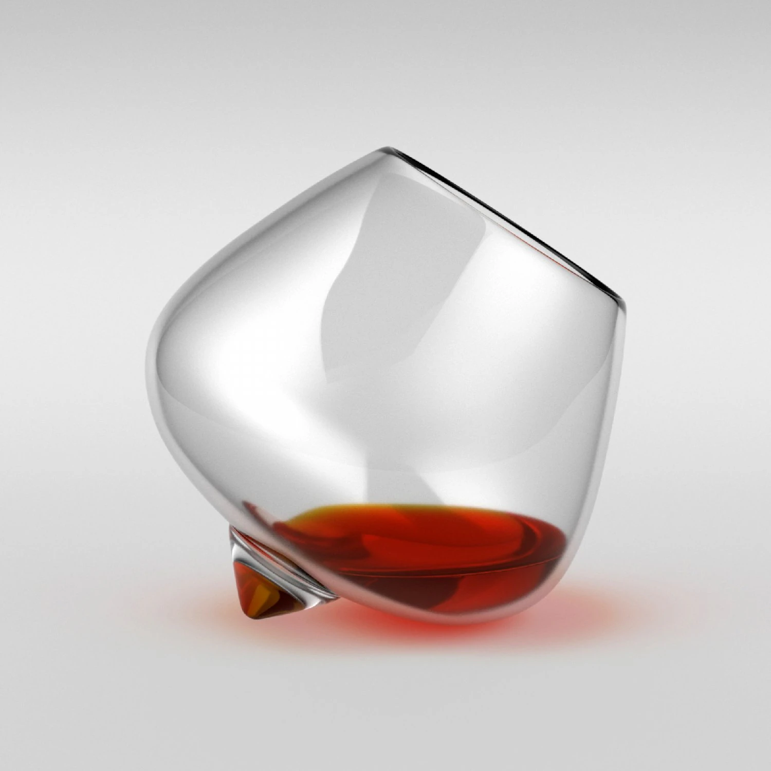 spin whisky glass 3D Model .c4d .max .obj .3ds .fbx .stl .blend 