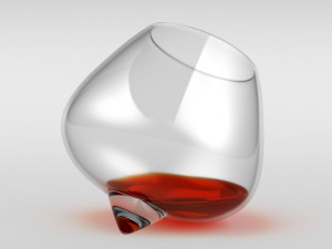 spin whisky glass 3D-Modell