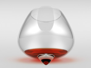 spin whisky glass 3D-Modell