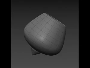 spin whisky glass 3D Model